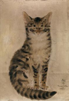 
                    
                        Léonard Tsuguharu Foujita (1886-1968) Red Cat Sitting (Chat roux assis), 1930
                    
                