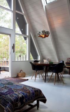 I love high ceilings and big windows.   Theresa di Scianni: Finalist in Remodelista's Considered Design Awards.