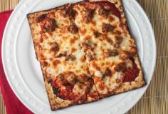 
                    
                        Matzo Pizza, 4 weight watchers points plus, under 150 calories
                    
                