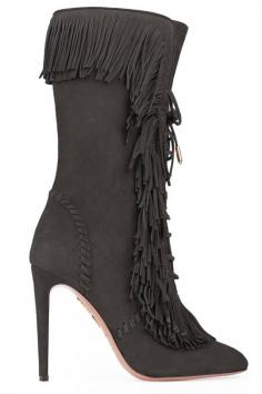 20 Fall Shoes We Love - Best Shoes for Fall 2014 - Harper's BAZAAR  bootie fringe