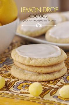 Lemon Drop Cookies #Lemon #Cookies