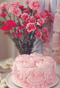 Shabby Chic Pink cake