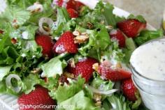 
                    
                        Strawberry Salad with Poppy Seed Dressing | Recipe on PocketChangeGourm...
                    
                