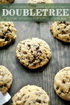 The DoubleTree (Hilton) Hotel gives one of these delicious chocolate chip cookies to each of their guests to make them feel special. One bite and you'll know why!