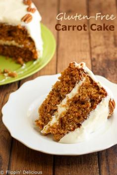 
                    
                        Gluten-Free Carrot Cake with Whipped Cream Cheese Buttercream Frosting. You can add pecans, coconut, raisins, or none of the above to make it just how you like it. #glutenfree
                    
                