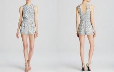 
                    
                        AQUA Romper - Mosaic Vine Print
                    
                