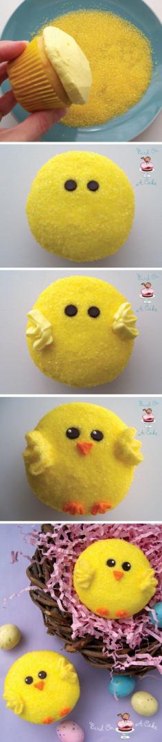 
                    
                        Easter Chick Cupcakes are the perfect Easter crafts for kids to make...and then eat!
                    
                