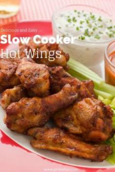 
                    
                        Slow Cooker Spicy How Wings - Perfect Game Day Food!!
                    
                