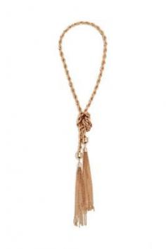 
                    
                        Reese Rose Gold-Tone Knot Necklace | GUESS.com
                    
                