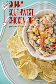
                    
                        Healthy Eating | Skinny Southwest Chicken Appetizer recipe - Greek Yogurt makes this recipe just as healthy as it is delicious!
                    
                