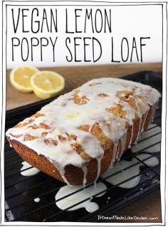 
                    
                        I love this soft, buttery, fluffy, lemony, poppy seedy loaf. It makes a mornings go from cold cereal boring, to a special spring way to start the day.  The lemon icing kicks it up even more for a real breakfast treat. #itdoesnttastelikechicken
                    
                