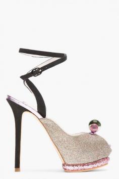 SOPHIA WEBSTER abstract glitter heels