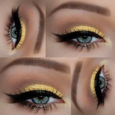 
                    
                        Gold/Yellow makeup eyeshadow
                    
                