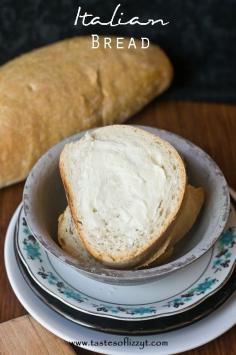 
                    
                        Italian Bread {Tastes of Lizzy T} This is a "cool rise" bread which means it is a great company bread. www.tastesoflizzy...
                    
                