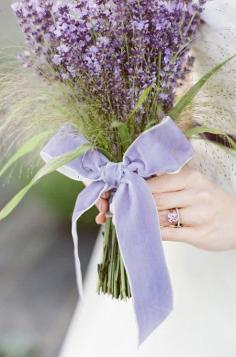 
                    
                        A bouquet of fresh lavender smells as enthralling as it looks. Bridal Bouquets, Wedding Flowers, Floral Design
                    
                