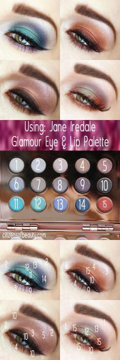 Jane Iredale Glamour Eye Glam!  Gorgeous #eyeshadow looks from #janeiredale, colors and other options available at #emilysalon!