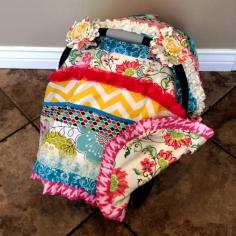 Tess (Girl - Carseat cover or blanket). $60.00, via Etsy. Utah girl