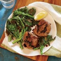 
                    
                        Pork Tenderloin Medallions with Blistered Broccoli Rabe | MyRecipes.com #myplate #protein #veggie
                    
                