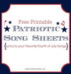 
                    
                        Free Printable Patriotic Song Sheets
                    
                