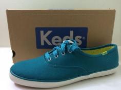 
                    
                        KEDS Champion Ox Blue Teal Women Size 9.5 M NEW IN BOX #Keds #FashionSneakers
                    
                
