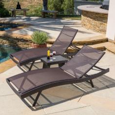 
                    
                        Christopher Knight Home Kauai Outdoor 3-piece Adjustable Chaise Lounge Set - Overstock Shopping - Great Deals on Christopher Knight Home Chaise Lounges
                    
                