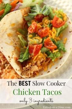 
                    
                        need an easy meal idea that will please the entire family... including the kids? Try this crockpot chicken tacos recipe
                    
                