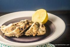 
                    
                        Simple Rosemary Chicken, an EASY, delicious and healthy dinner option. Click through for the recipe!
                    
                