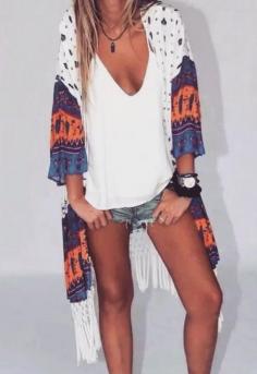 Summer women fashion outfit clothing style apparel @roressclothes closet ideas