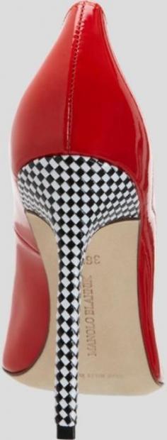 Checkered Red Heels