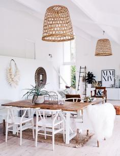 Boho Coastal / Home Decor / Timber / Neutral / Texture / Raw / White