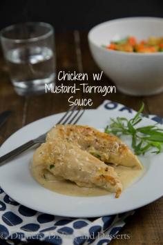 
                    
                        Chicken with Mustard-Tarragon Sauce is a creamy, tangy sauce that comes together in minutes. Turn plain old chicken into something special even on a busy weeknight.
                    
                