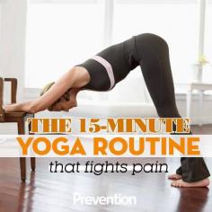 15-Minute Gentle Yoga Routine that Fights Pain | Cute Health