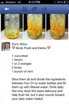 Detox Drink, or refreshing summer drink!