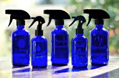 
                    
                        Etched Blue Glass spray bottles for DIY by EtchedEssentials
                    
                