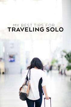 Best Tips for Traveling Solo // @kellypurkey