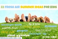 22 Outdoor Summer Activities