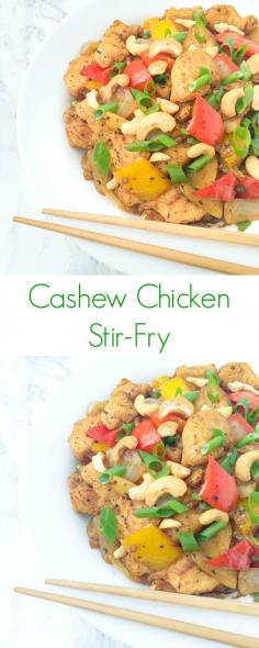 
                    
                        Cashew Chicken Stir-Fry
                    
                