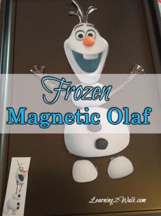 preschool lesson plan: frozen magnetic olaf