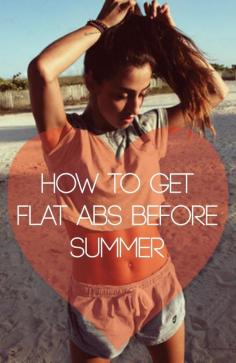 Want flat abs? Then #2 is a must!  health fitness