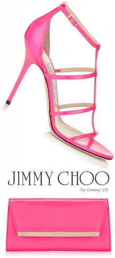 Brilliant Luxury by Emmy DE * Jimmy Choo ~ Perfect Pairings 2015 ~ Dory Sandals & Margot Clutch Bag