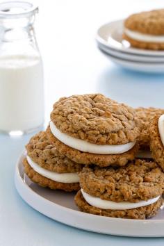 
                    
                        Homemade Oatmeal Cream Pies from My Baking Addiction
                    
                