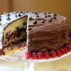 
                    
                        Raspberry Chocolate Chip Cake - Feed Your Soul Too
                    
                