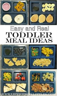 
                    
                        Easy {and real} toddler meal ideas for everyday, busy moms. The best suggestions for breakfast, lunch, dinner, and snacks!
                    
                