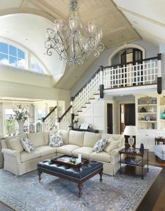 High Ceiling Luxury home. What a great space. #livingroom #colors #paint #design #decor #interiordesign