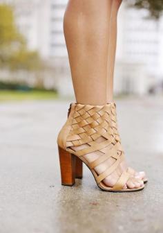 These woven summer heels are stunning