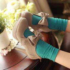 Cute Front Bow Shoes