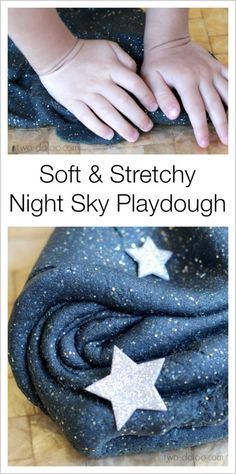 
                    
                        Stretchy and shiny playdough that looks just like a starry night sky - perfect for preschoolers! Repinned by Apraxia Kids Learning. Come join us on Facebook at Apraxia Kids Learning Activities and Support- Parent Led Group.
                    
                