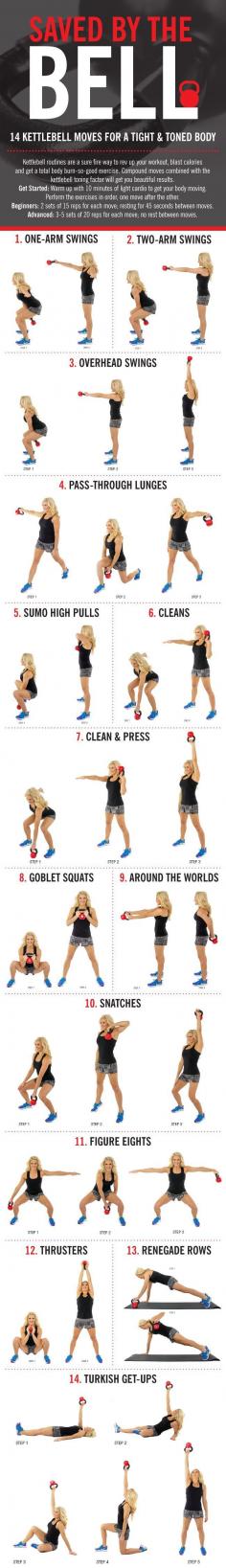 14 KETTLEBELL MOVES FOR ALL OVER BODY WORKOUT | #kettlebell #exercise  #fitness #workout