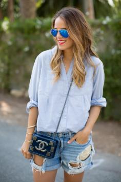 Fashion Cognoscente: Trend Alert: Rag & Bone Distressed Boyfriend Denim Shorts