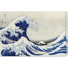 
                    
                        Hokusai 'The Great Wave of Kanagawa' Stretched Canvas - Overstock Shopping - Top Rated Canvas
                    
                